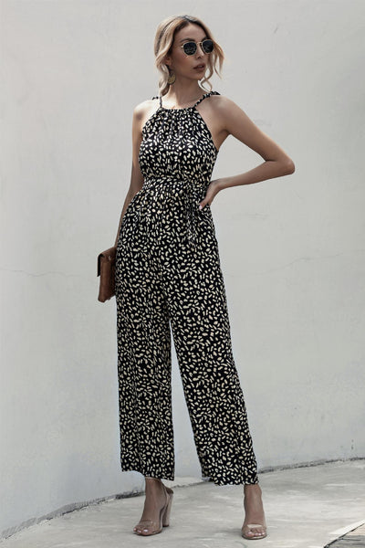Jumpsuit Casual de Piernas Anchas con Tirantes Ajustables - Image 7