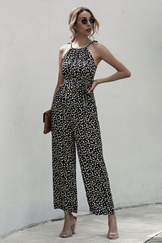 Jumpsuit Casual de Piernas Anchas con Tirantes Ajustables - Image 7