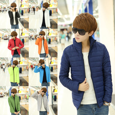 Chaqueta Acolchada Ligera Cuello Alto Slim Fit - Image 20