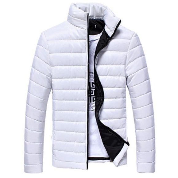Chaqueta Acolchada Ligera Cuello Alto Slim Fit