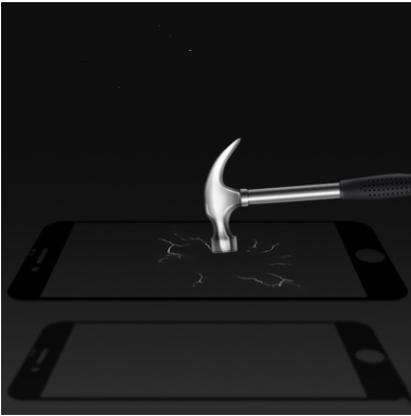 Protector de Pantalla Diamante Dorado para iPhone SE2 - Vidrio Templado Full Screen - Image 8