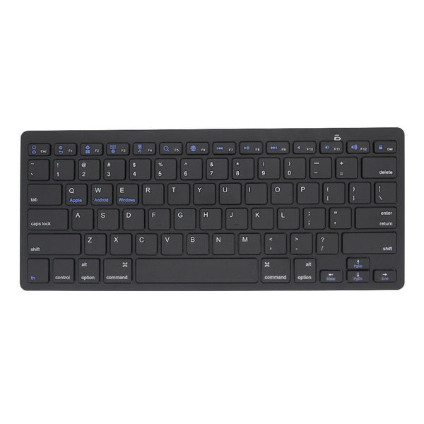 Teclado Inalámbrico Ultra Delgado Compatible con Móvil, Tablet y Computadora