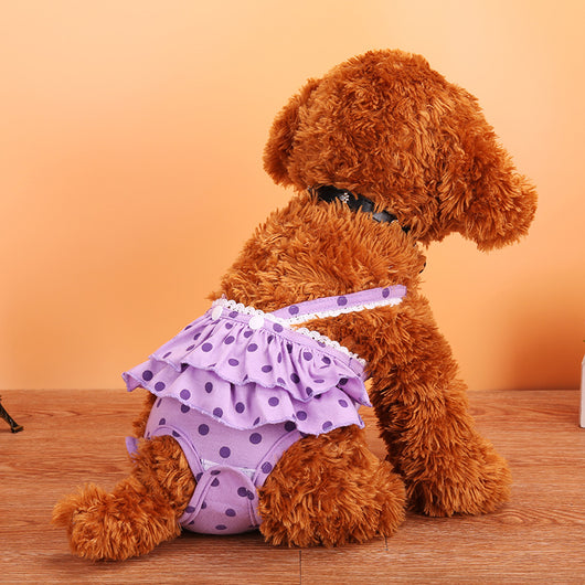 Falda Pantalón Fisiológico Teddy Dog Lunares para Menstruación - Image 3