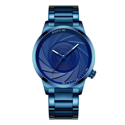Reloj de Negocios para Hombre con Correa de Acero y Esfera Grande - Image 3