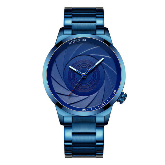 Reloj de Negocios para Hombre con Correa de Acero y Esfera Grande - Image 3