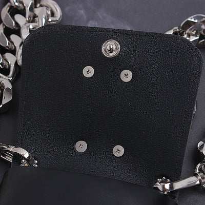 Bolsa Mensajera Convertible con Cadena Gruesa y Monedero Integrado - Image 25