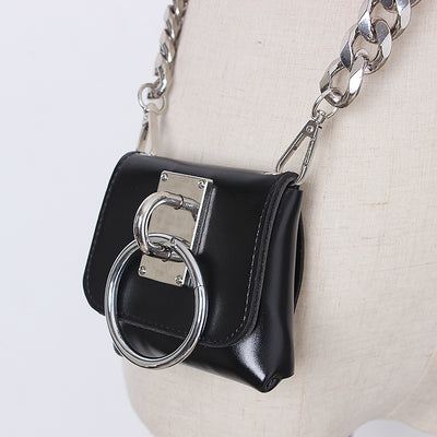 Bolsa Mensajera Convertible con Cadena Gruesa y Monedero Integrado - Image 24
