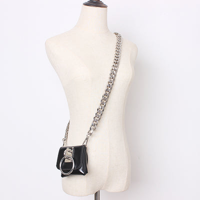 Bolsa Mensajera Convertible con Cadena Gruesa y Monedero Integrado - Image 30