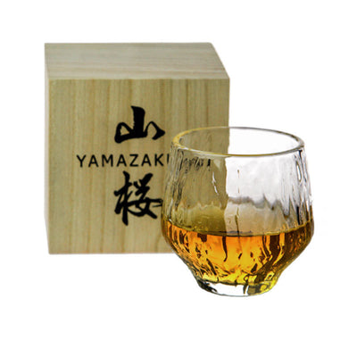 Copa Artesanal Japonesa Texturizada para Whisky y Vino