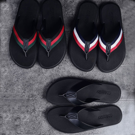 Sandalias de Cuero Estilo Coreano Personalizables - Chanclas Casuales Cómodas - Image 4