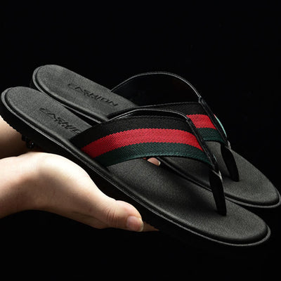 Sandalias de Cuero Estilo Coreano Personalizables - Chanclas Casuales Cómodas - Image 5