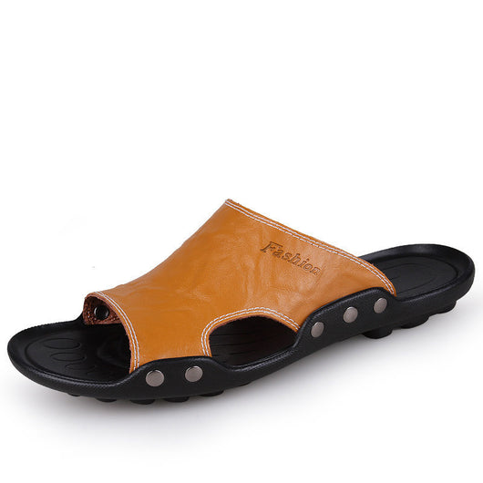 Sandalias de Cuero para Hombre - Cómodas y Elegantes para Verano - Image 5