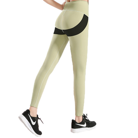 Leggings Yoga con Diseño de Corazón y Patchwork para Mujer - Image 9