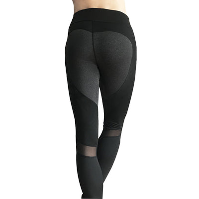 Leggings Yoga con Diseño de Corazón y Patchwork para Mujer - Image 12