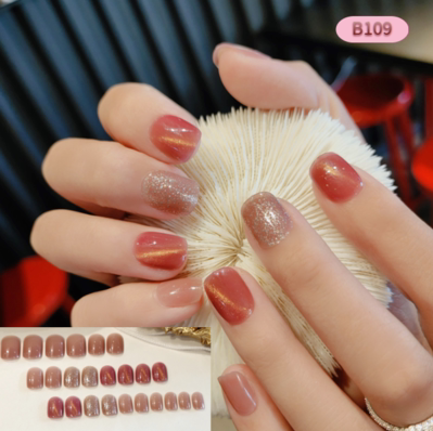 Uñas Postizas Ópalo Removibles - Manicura Profesional Lista para Usar