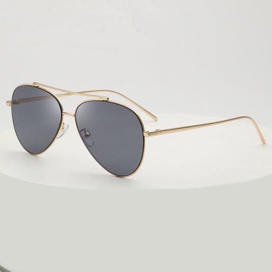 Gafas Redondas de Metal Fino con Personalidad