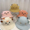 Sombrero Infantil con Diseño de Gatito y Rana - Protección Solar para Bebés