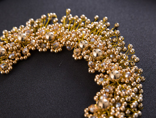 Accesorios para el Cabello de Novia Coreanos, Diademas de Perlas, Flores para Bodas - Image 4