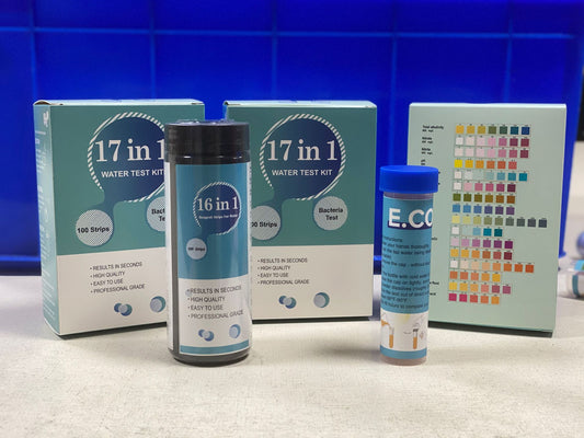 Tiras Reactivas para Análisis de Agua 17 en 1 con Detector de E. Coli - Image 2
