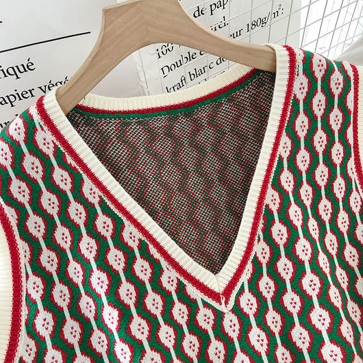 Chaleco Suelto Coreano sin Mangas Cuello en V para Mujer - Tendencia Actual - Image 11