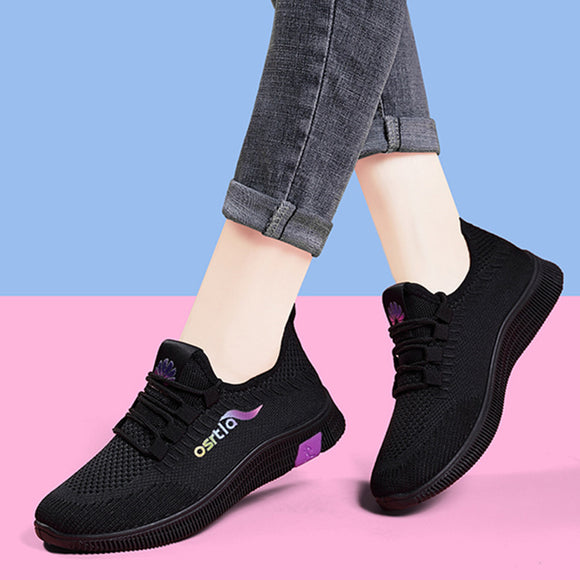 Zapatos Casuales para Mujer Primavera - Diseño Tejido Ligero y Cómodo