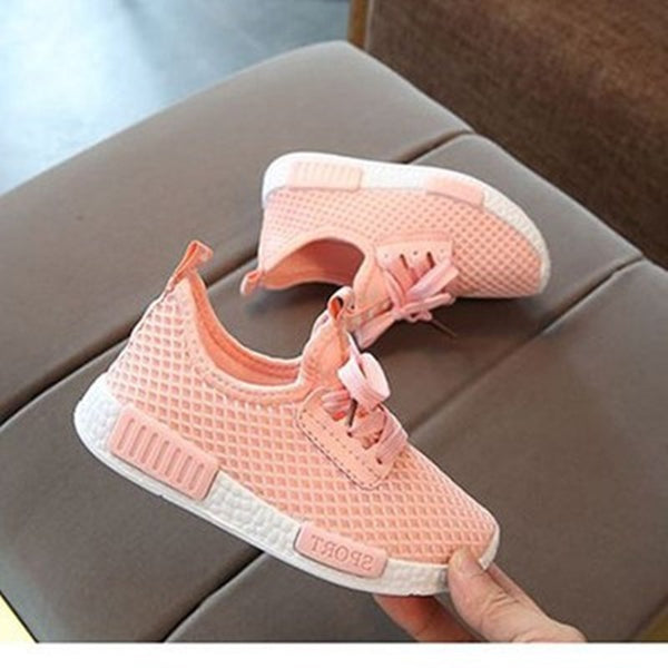 Zapatillas Deportivas con Malla para Niñas de Primaria