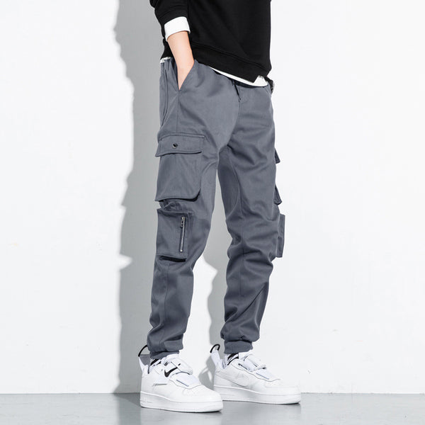 Pantalones Cargo Deportivos de Algodón Coreano Holgados