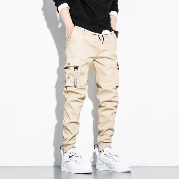 Pantalones Cargo Deportivos de Algodón Coreano Holgados