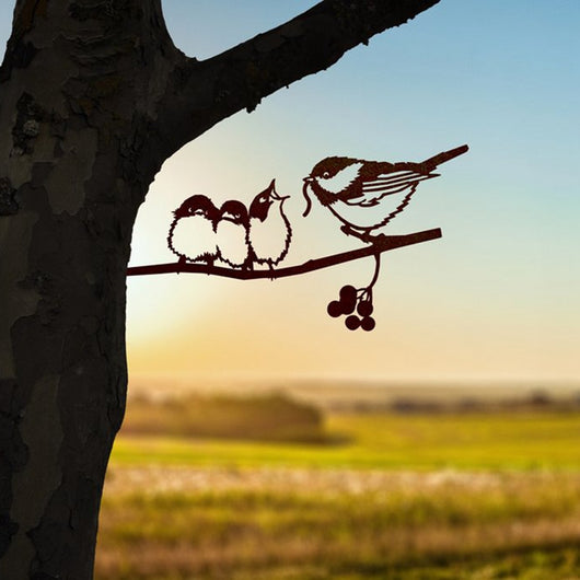 Estatuas de Aves de Metal para Jardín - Decoración Exterior y Ornamentos para Patio - Image 8