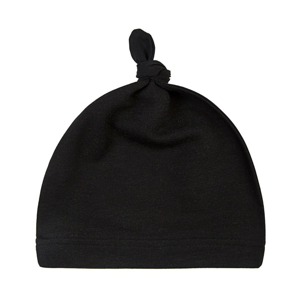 Gorro Anudado para Recién Nacido - Color Sólido Talla Única