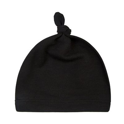 Gorro Anudado para Recién Nacido - Color Sólido Talla Única - Image 2