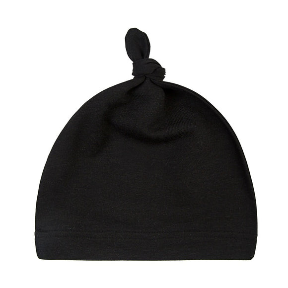 Gorro Anudado para Recién Nacido - Color Sólido Talla Única
