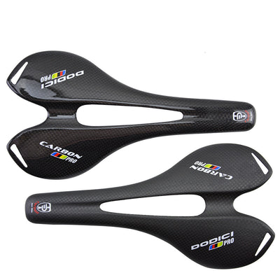 Sillín de Bicicleta DODICI Pro Fibra de Carbono 3K - Diseño Hueco Ultraligero - Image 9