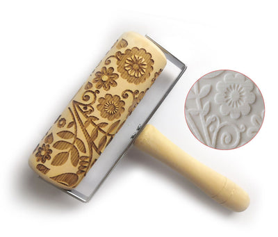 Rodillo Grabador Navideño para Masa de Galletas y Fondant - Image 14