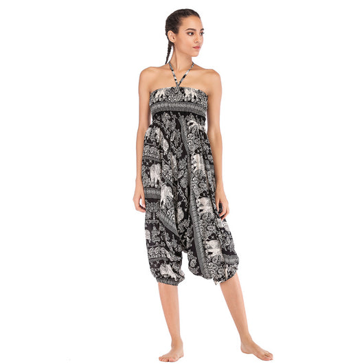 Pantalones Yoga Bohemios Estilo Casual Europeo Americano - Image 2