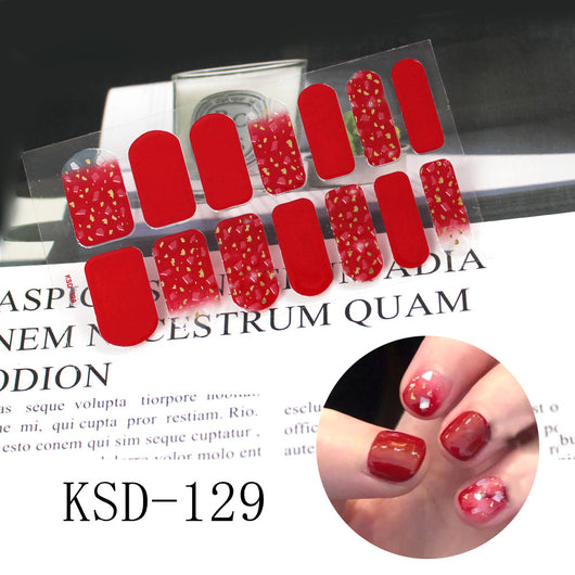 Pegatinas de Uñas 3D Efecto Degradado Fluorescente - Image 45