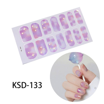 Pegatinas de Uñas 3D Efecto Degradado Fluorescente - Image 2
