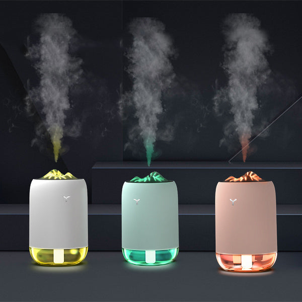 Difusor de Aroma Ultrasónico Portátil - Humidificador Mini para Hogar y Auto
