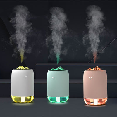 Difusor de Aroma Ultrasónico Portátil - Humidificador Mini para Hogar y Auto