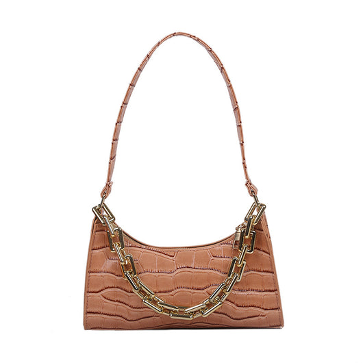 Bolso Bandolera con Cadena y Diseño Baguette Axilar - Image 24