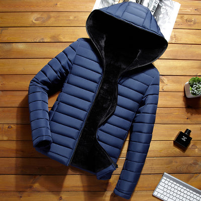 Chaqueta de Invierno Acolchada y Entallada para Hombre - Image 7