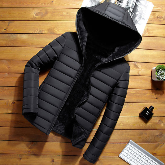 Chaqueta de Invierno Acolchada y Entallada para Hombre
