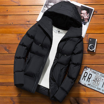 Chaqueta Acolchada Corta para Hombre con Relleno Térmico