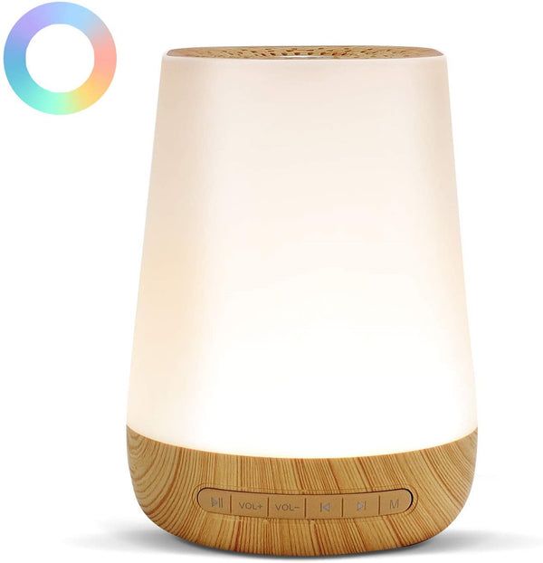 Lámpara de Luz Táctil Multicolor con Sonidos Relajantes para Dormir