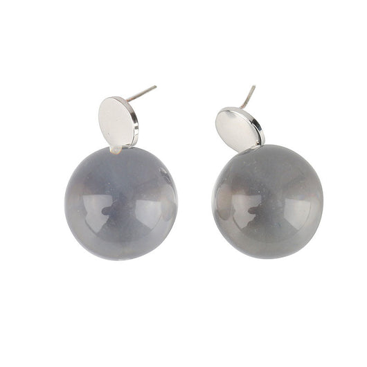 Aretes Redondos Transparentes - Image 7