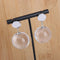 Aretes Redondos Transparentes