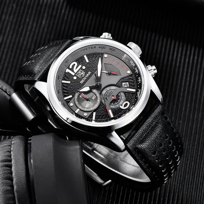 Reloj Deportivo Multifunción con Cronómetro y Correa de Cuero - Image 6