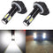 Luces LED Antiniebla para Auto 10 SMD Alta Potencia Carcasa Negra