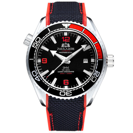 Reloj Automático Mecánico Luminoso para Hombre con Correa de Caucho - Image 5