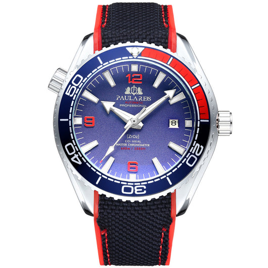 Reloj Automático Mecánico Luminoso para Hombre con Correa de Caucho - Image 7